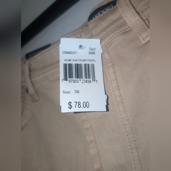 Blank NYC Wooster Slim Fit Shorts Tan Beige Size 38 NWT 10.5" Inseam $78 MSRP - Picture 7 of 15